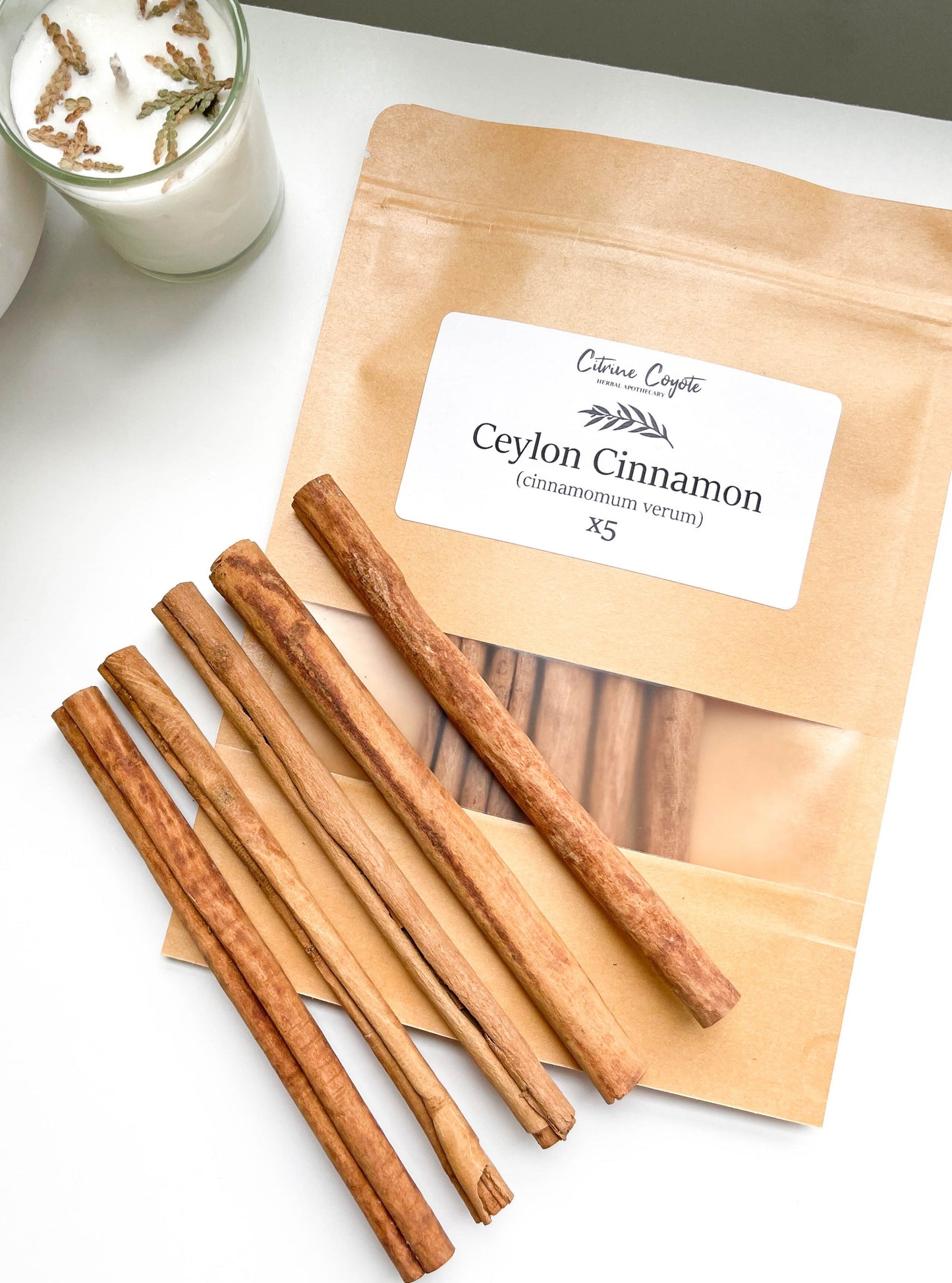 CEYLON CINNAMON STICKS | 6" | Cinnamomum verum