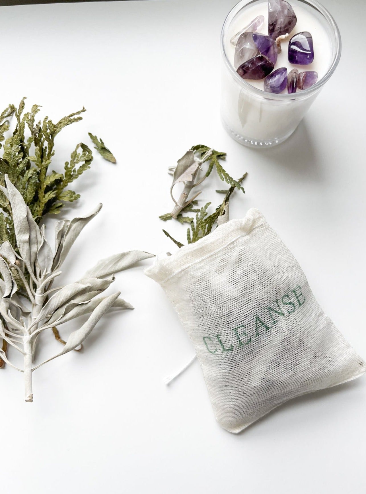 CLEANSE POUCH | Scent Bag | Cedar & White Sage