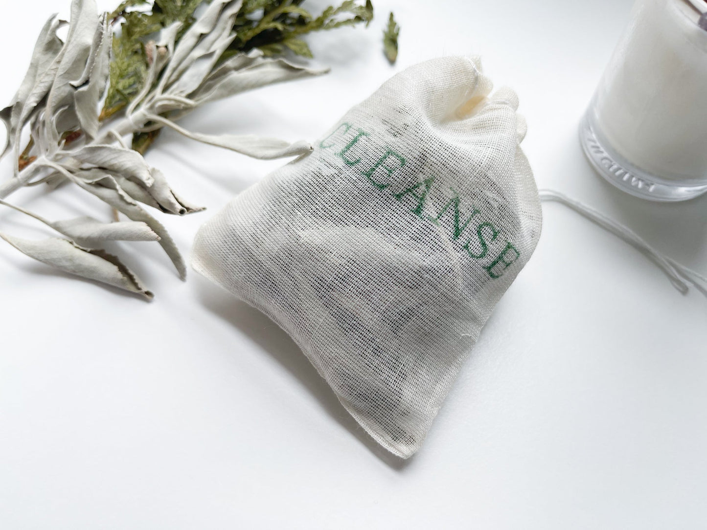 CLEANSE POUCH | Scent Bag | Cedar & White Sage