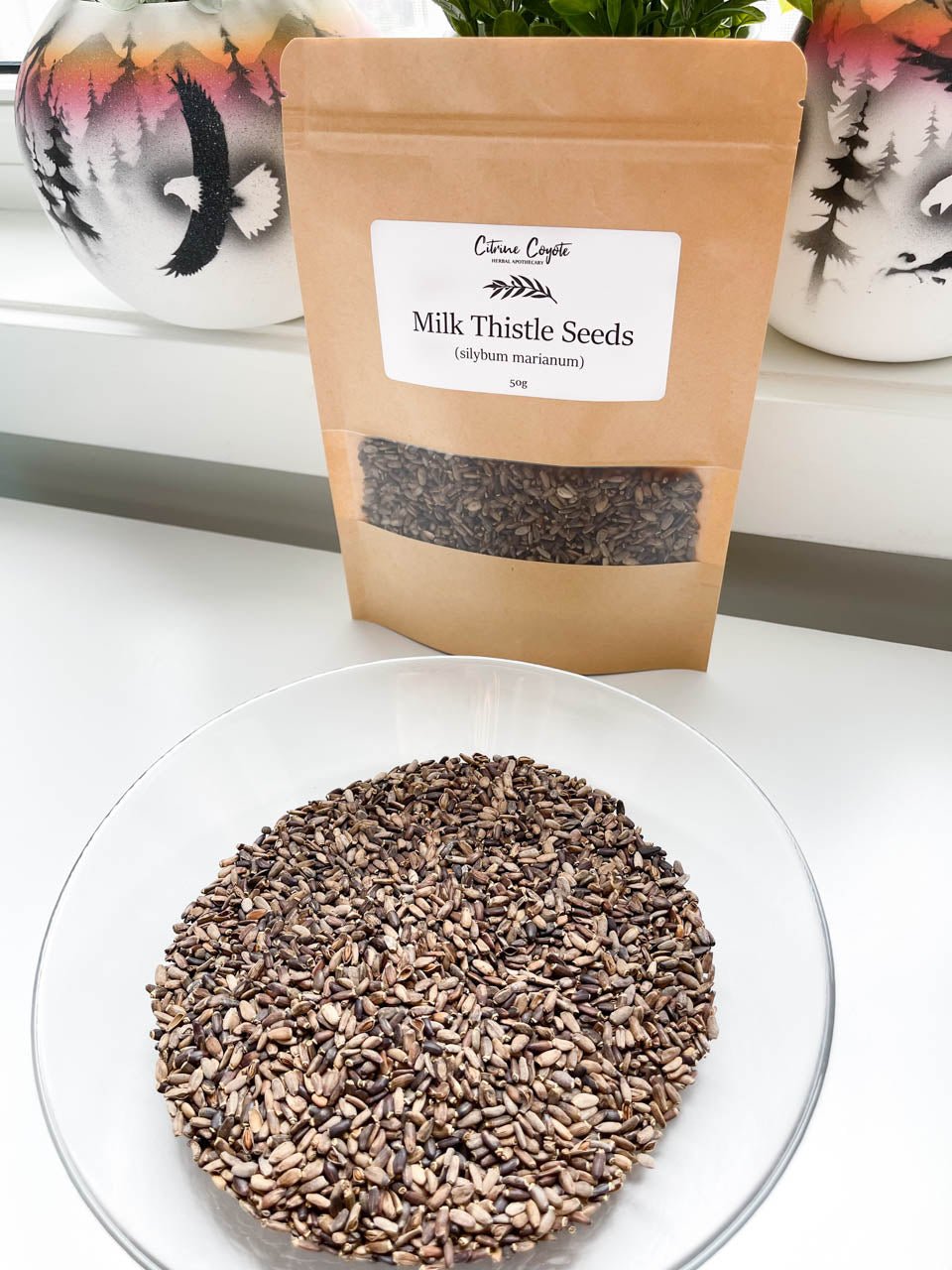 MILK THISTLE SEEDS BULK | Organic | Silybum marianum