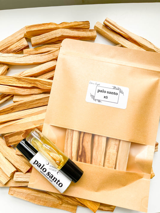 PALO SANTO BUNDLE | Oil + 5 Natural Tree Sticks