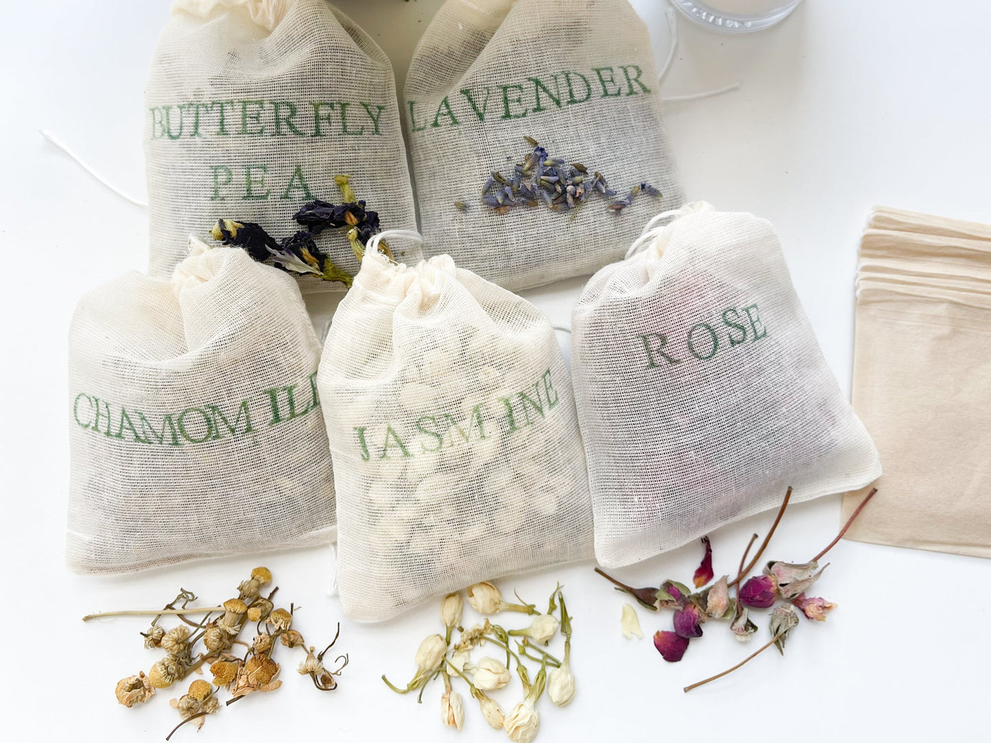 PASSION & ROMANCE KIT | Jasmine, Rose, Chamomile, Lavender, & Butterfly Pea