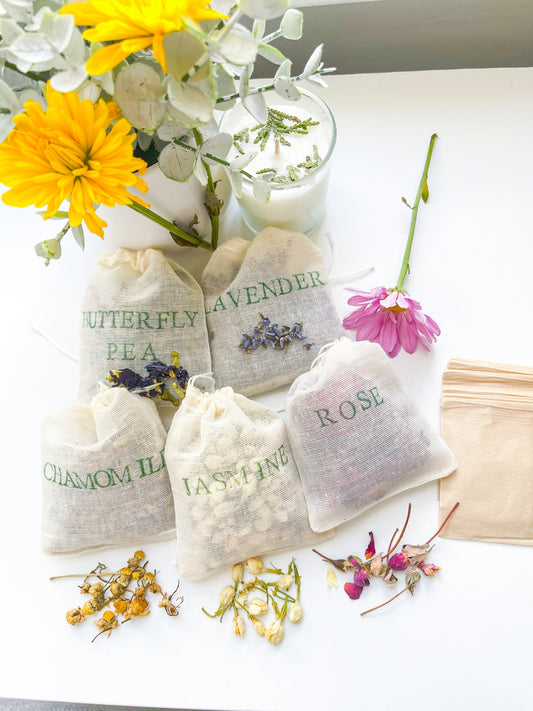 PASSION & ROMANCE KIT | Jasmine, Rose, Chamomile, Lavender, & Butterfly Pea