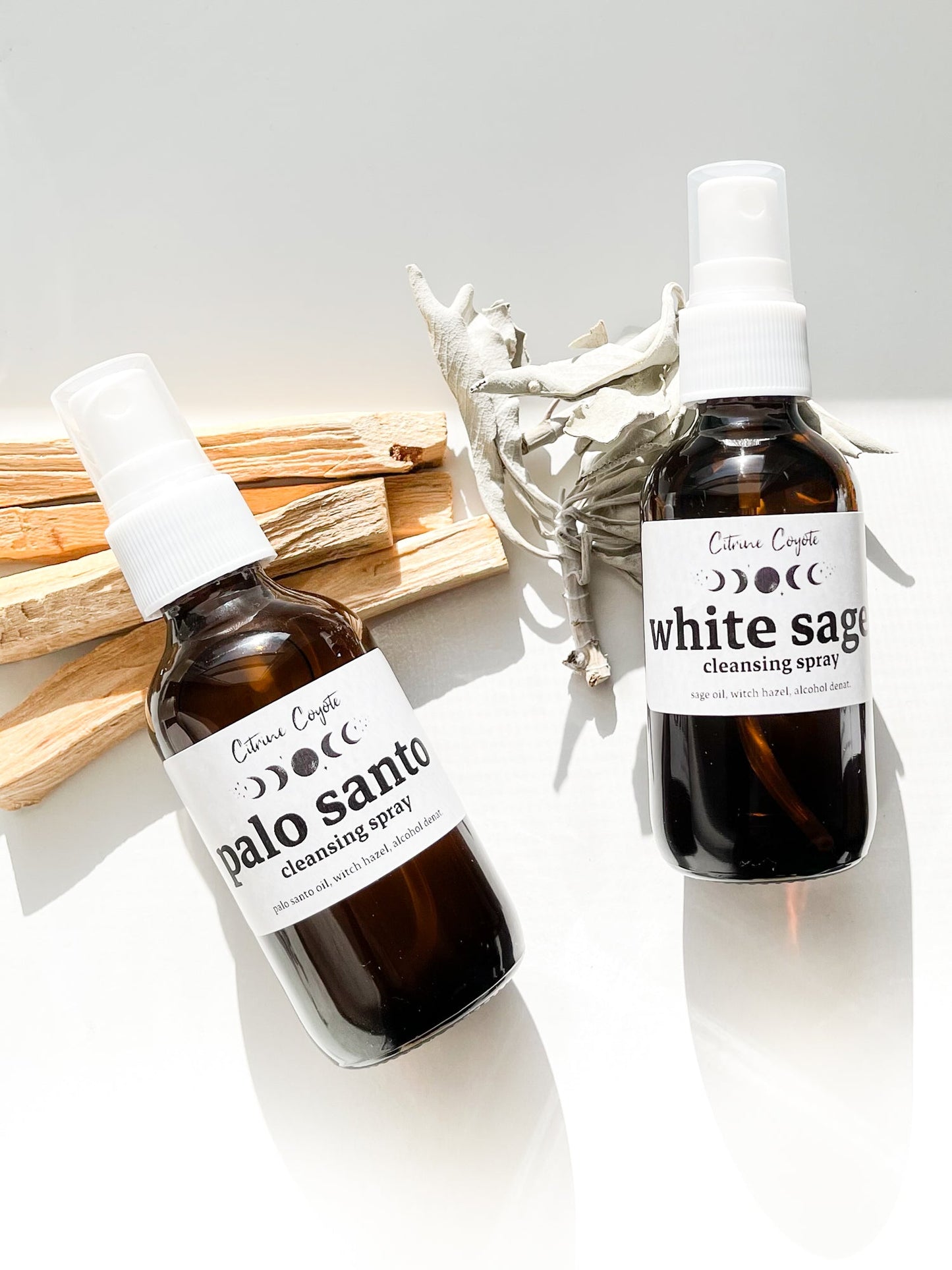 PURIFY & CLEANSE TRIO | Smokeless Sprays | Palo Santo, Sage, & Cedar